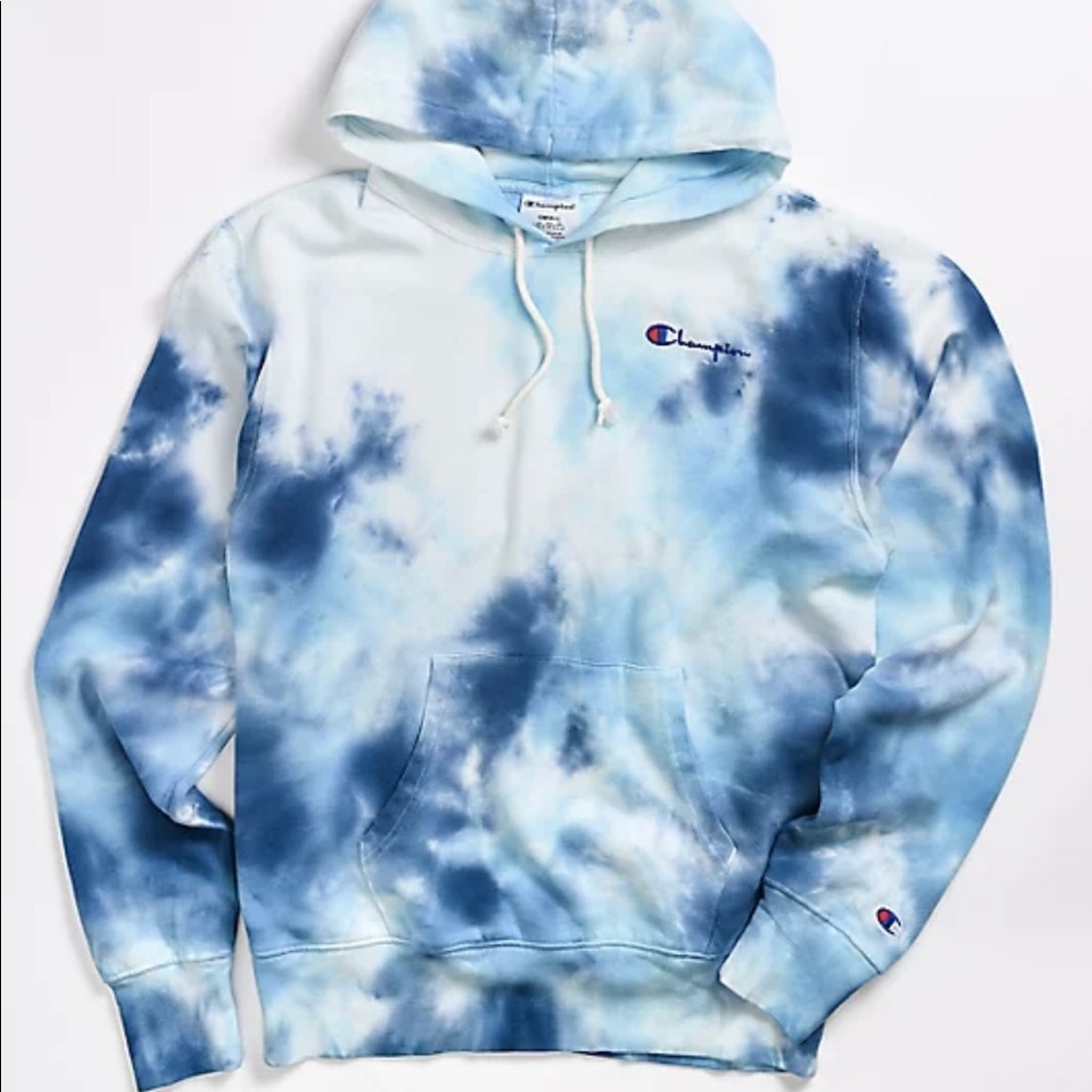 Champion Tie Dye Oversized Hoodie